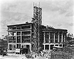 Construction of Coral Gables City Hall, 1927