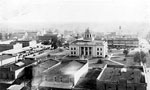Bird’s Eye View Looking Towards the Gadsden County Courthouse, Quincy, 192-