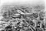 Clipper Airplane Over Downtown Miami and Bayfront Park, 193-