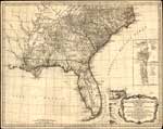 SE US hydrographical map, 1776