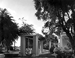 A garden area of the Whitehall the Flagler Museum, Palm Beach Florida, 1960