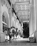 Entrance to the Flagler Museum, Palm Beach Florida, 1967