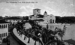 View of Everglades Club on Lake Worth, Palm Beach, Florida, 1920