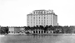 Whitehall Hotel from Lake Worth After 1925, Palm Beach Florida