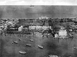 Aerial View of Hotels, Palm Beach, Florida, 19--