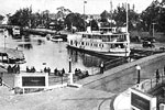 Steamship at the Bridge Over the New River, 192-