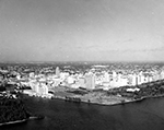 Aerial View of the Developed City Miami, Florida, 1960