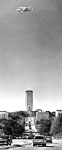 Space Shuttle Discovery Flying Over Florida's Capitol Building, Tallahassee, 1992 A