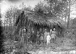 Class at Thatched One-Room School House, 189-