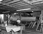 Employees Work on Building a New Boat, West Palm Beach Florida, 1959