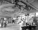 Visitors viewing the Flagler Museum, Palm Beach Florida, 1962