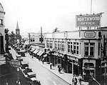 Street Scene with Northwood Office on Right, West Palm Beach, Florida, 1927