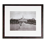 Charcoal Framed with title printed on mat